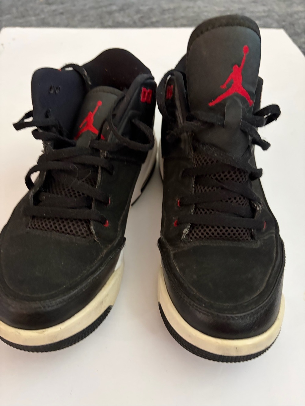 Nike Black and Red Kids Sneakers
